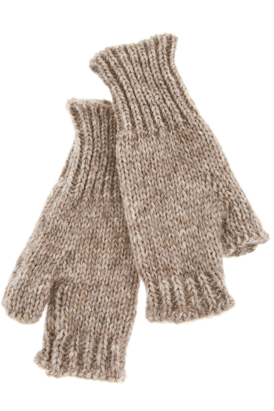 INVERNI ALPINE Baby Alpaca Beige Fingerless Wool Women Gloves –  PRET-A-BEAUTE