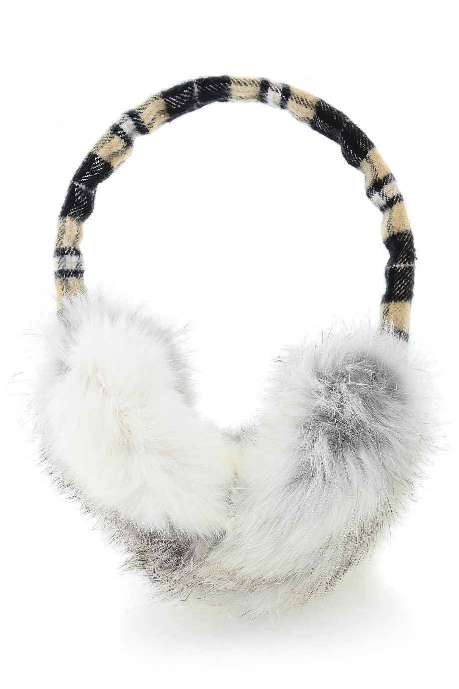 SCOTTISH Beige Earmuffs for the Cold