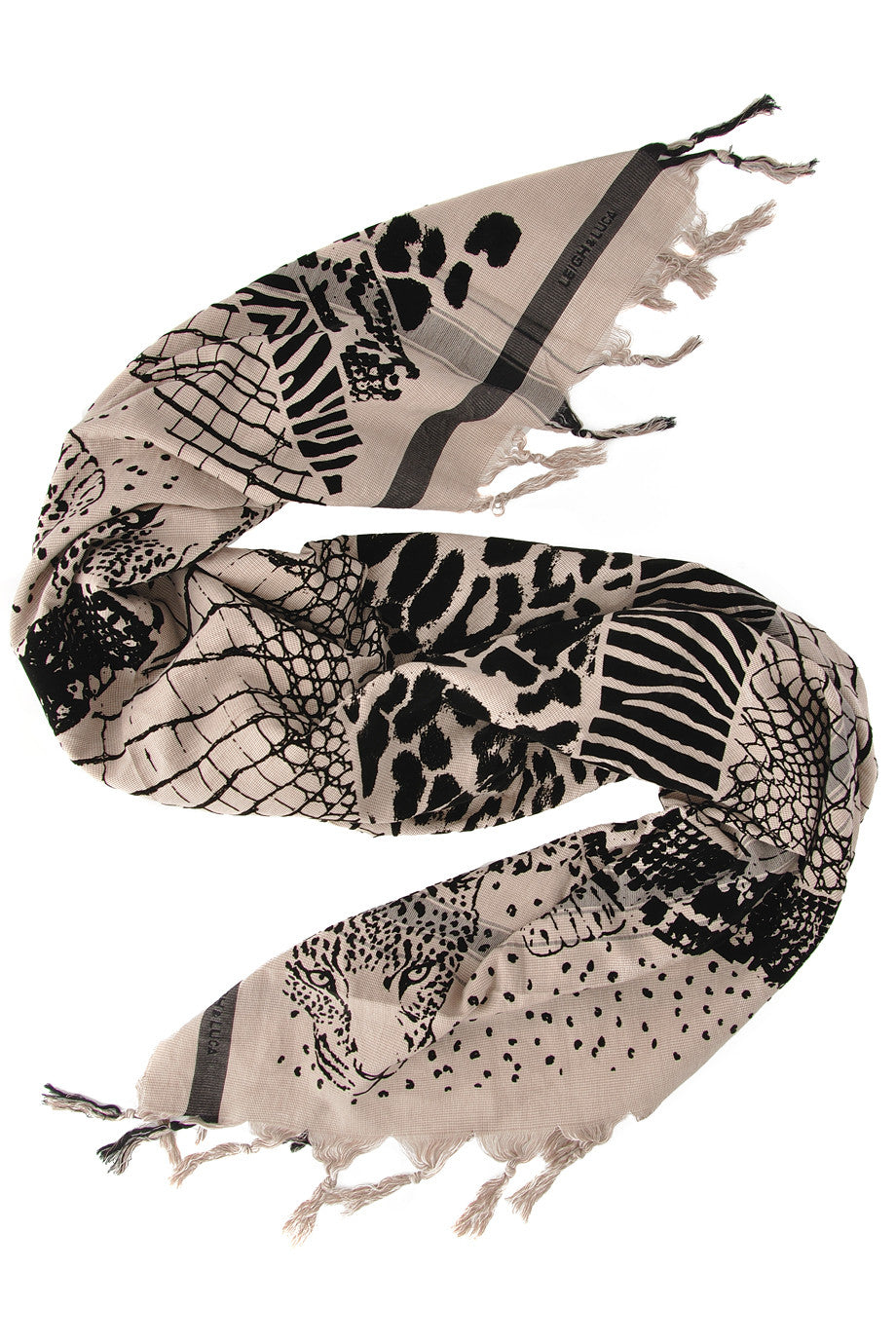 JUNGLE Beige Scarf