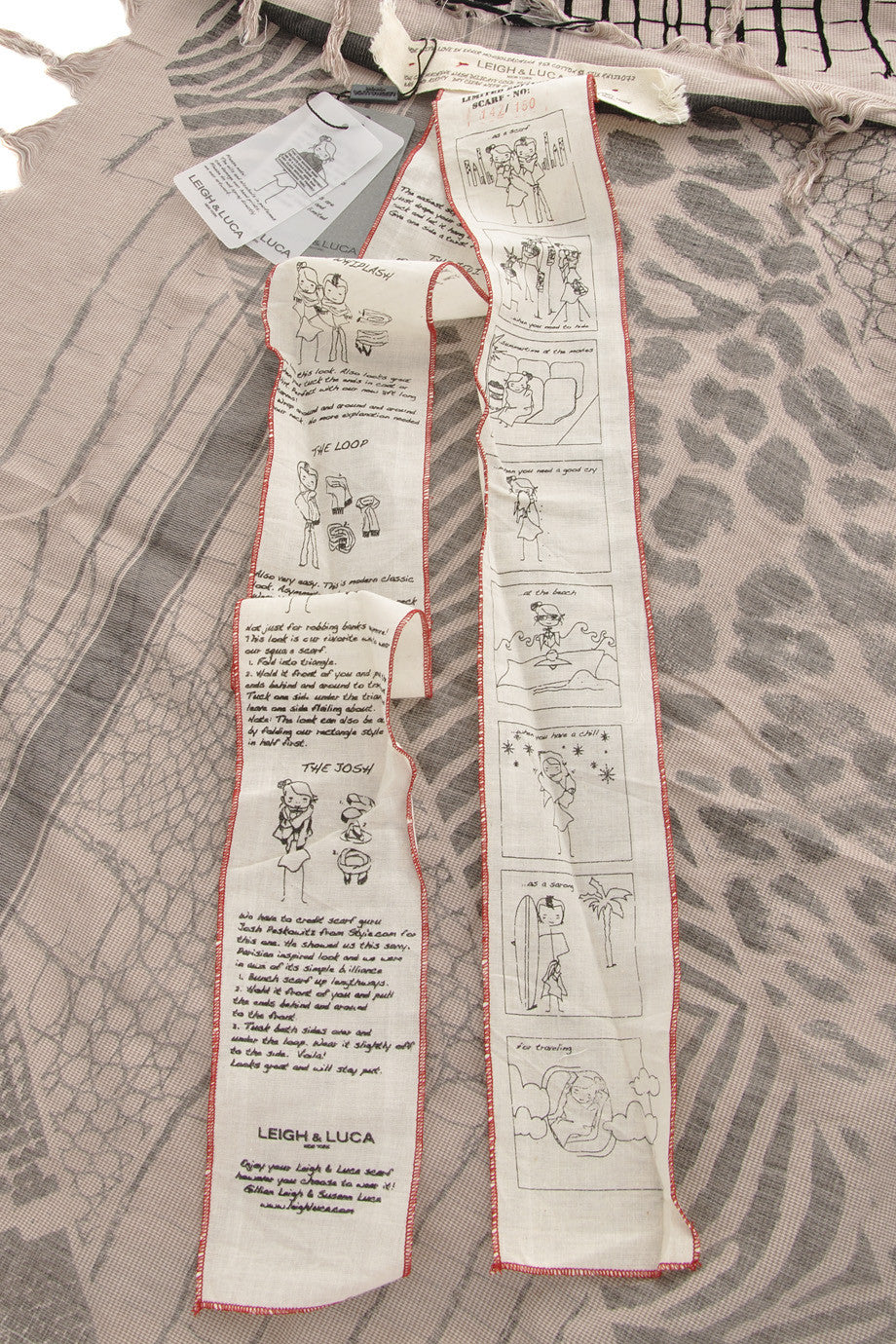 JUNGLE Beige Scarf