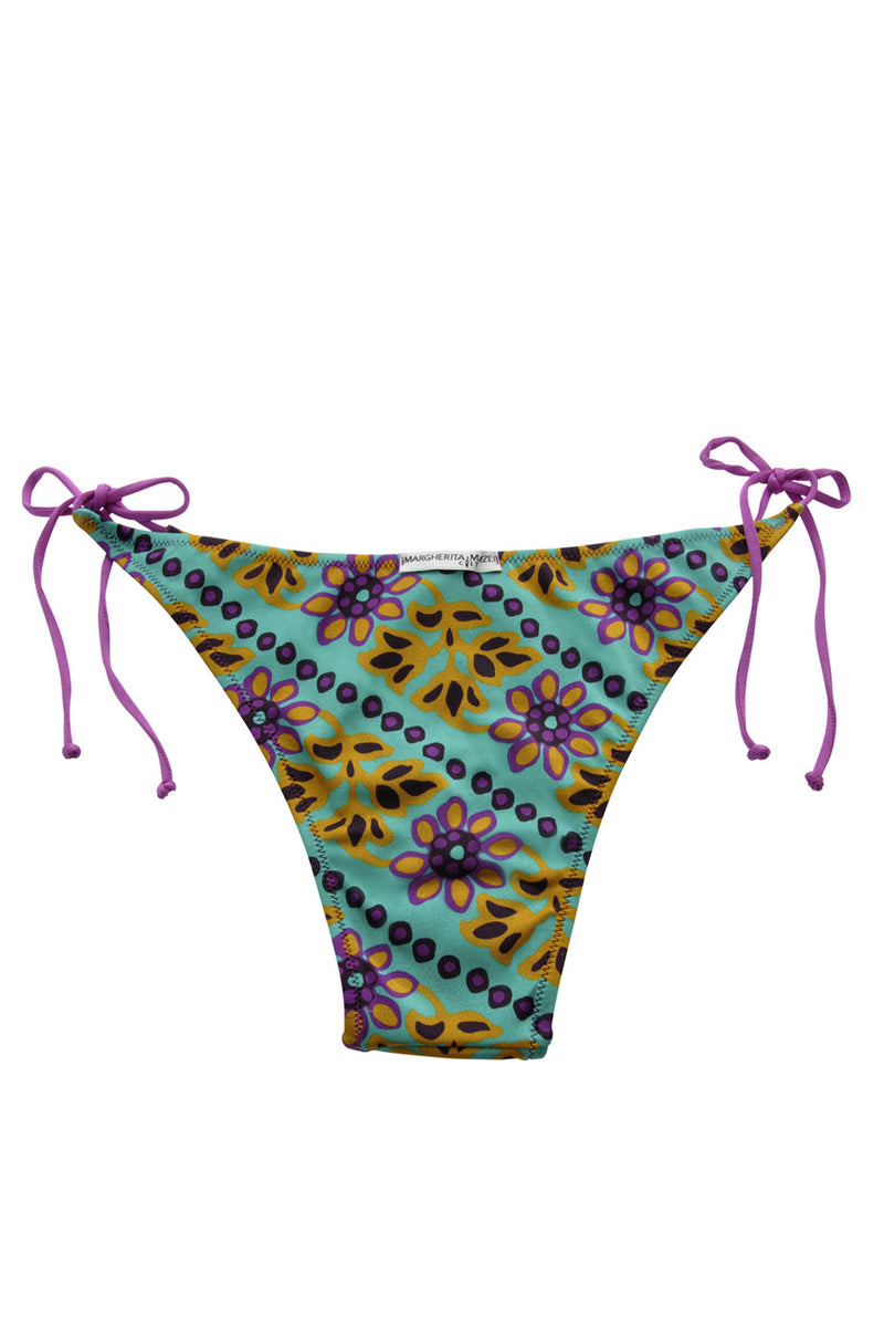 MARGARITA THONG BIKINI (metallic purple) – Harem swimwear