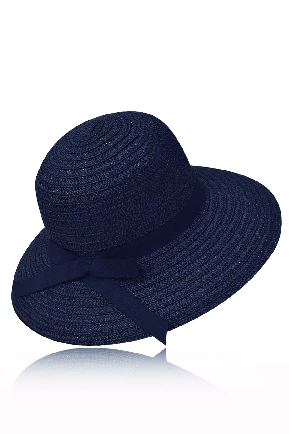 Flavia Blue Straw Hat