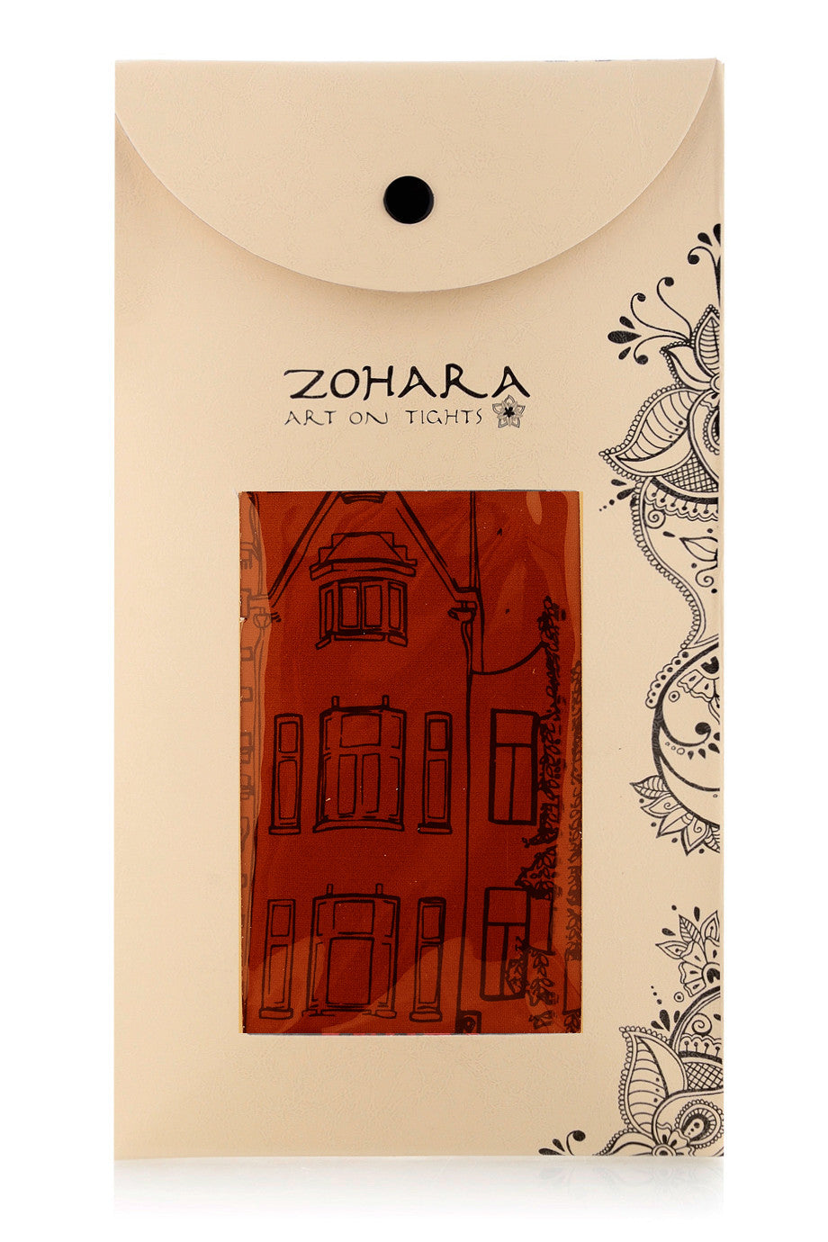 ZOHARA NEIGHBORHOOD Πορτοκαλί Καλσόν με Σχέδιο