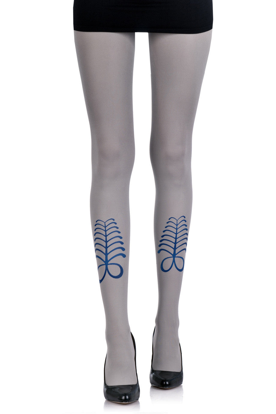 ZOHARA RIBBON Γκρι Καλσόν με Τύπωμα