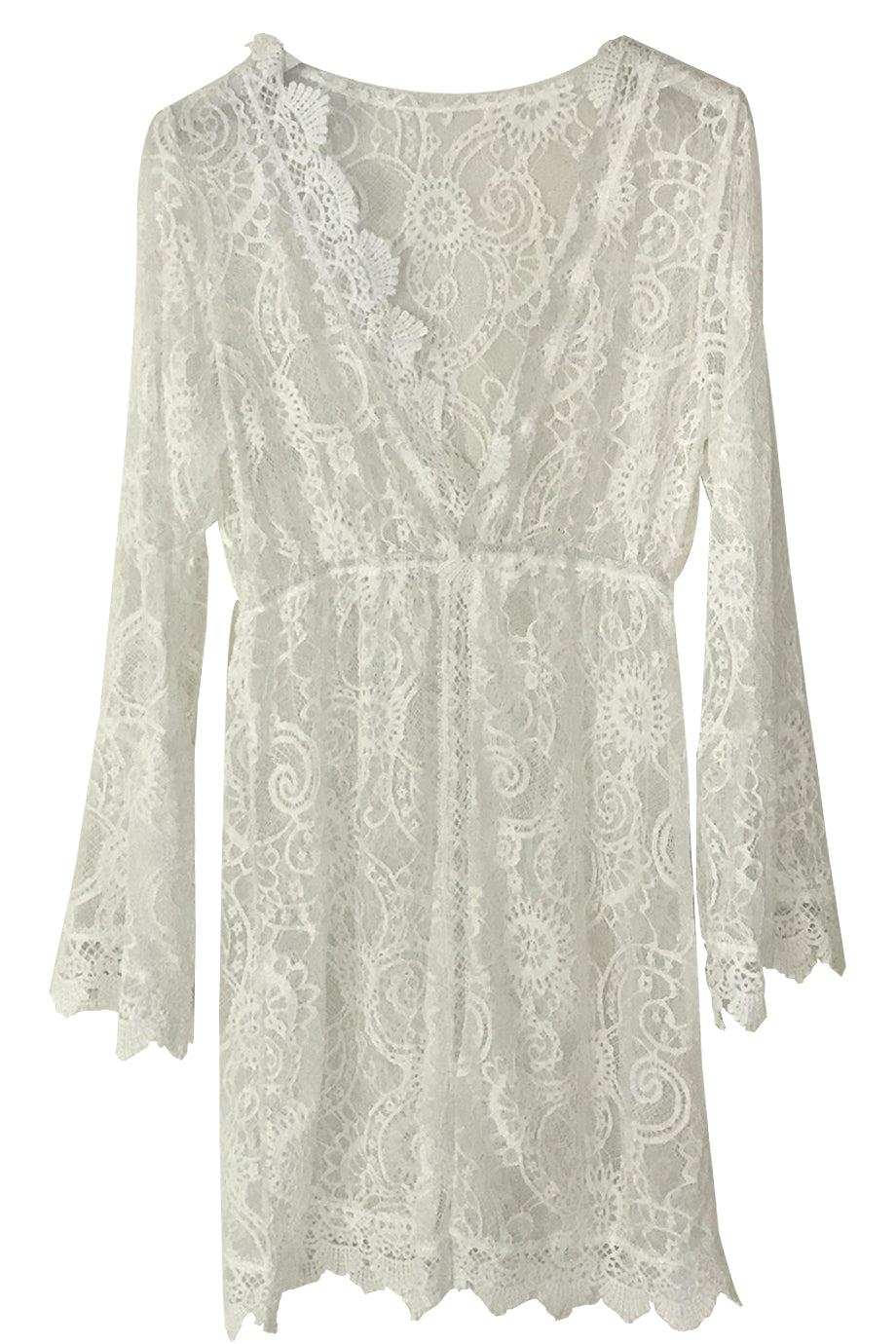 Arethie White Lace Tunic