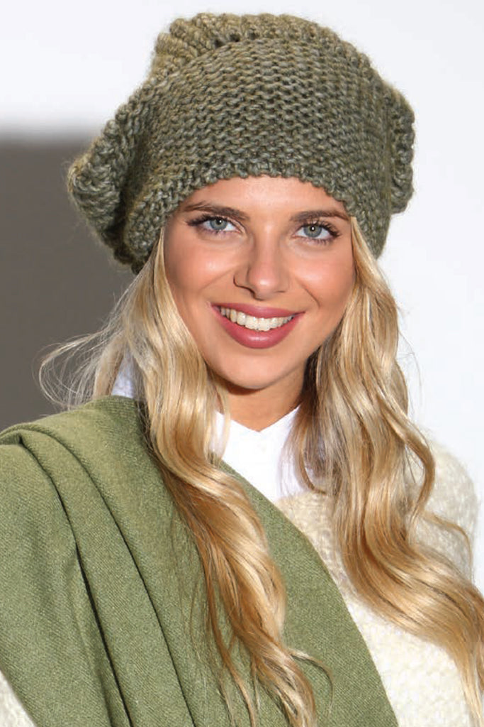 Koleny Beige Knitted Hat